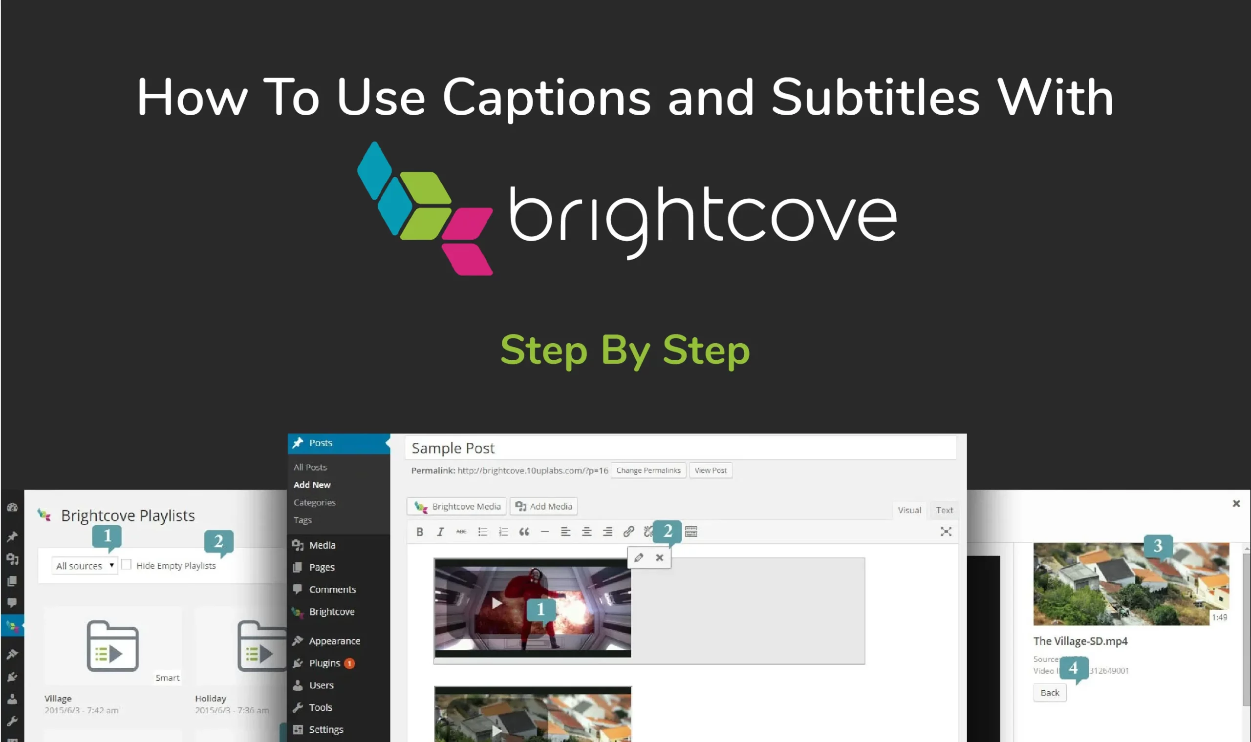 How To Use Captions and Subtitles With Brightcove Step By Step
