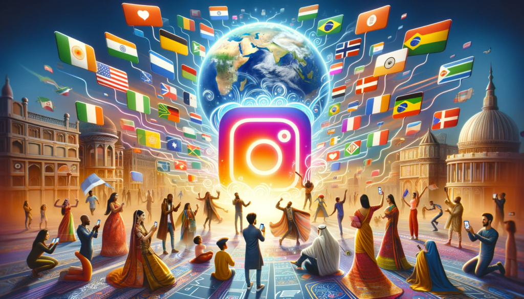 This image shows the Multilingual use of text to speech in Instagram reel 