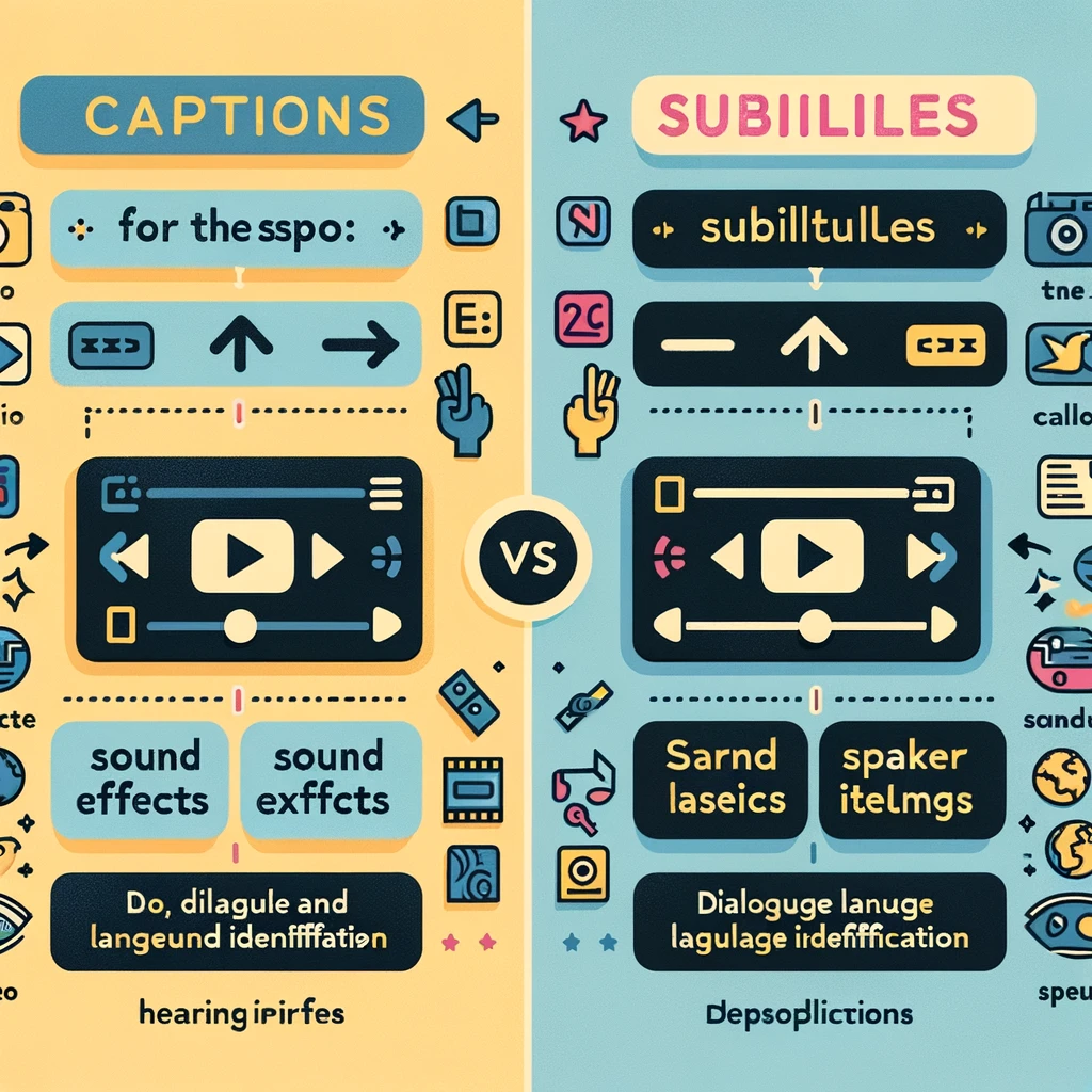 Captions vs subtitles, what’s the difference?