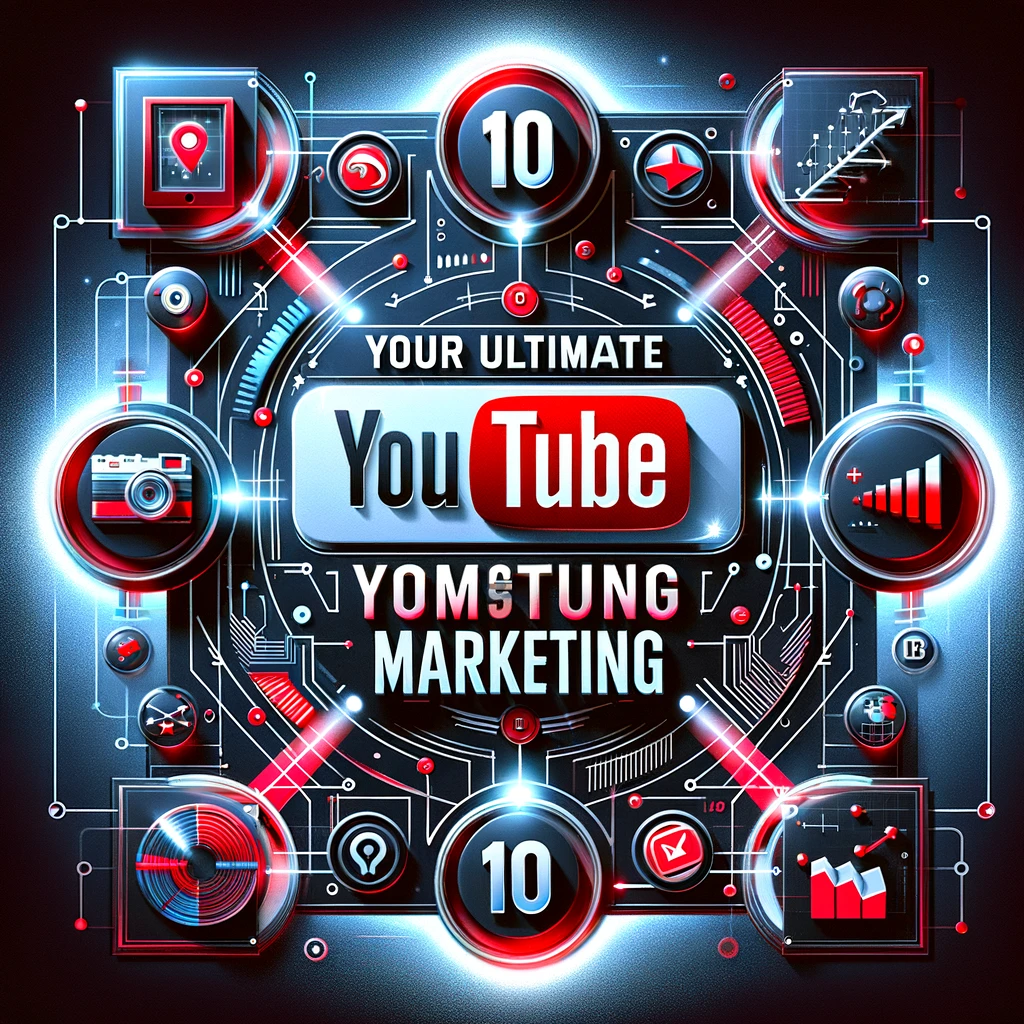 In This Image we are conveying users that whats are the steps that you need to follow for Dominating YouTube Marketing