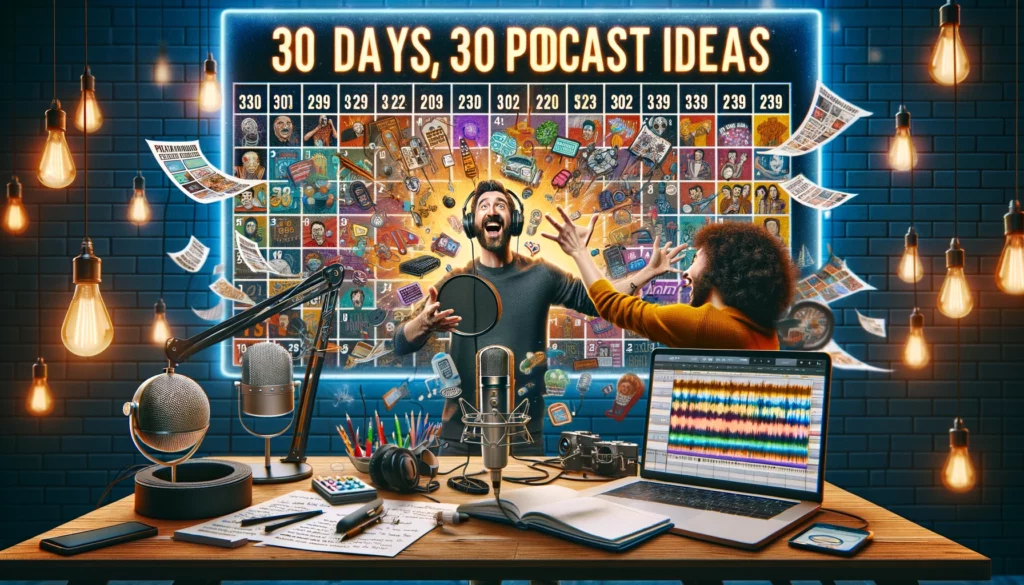 30 Days, 30 Podcast Ideas: A Month of Inspiration to Launch Your Show